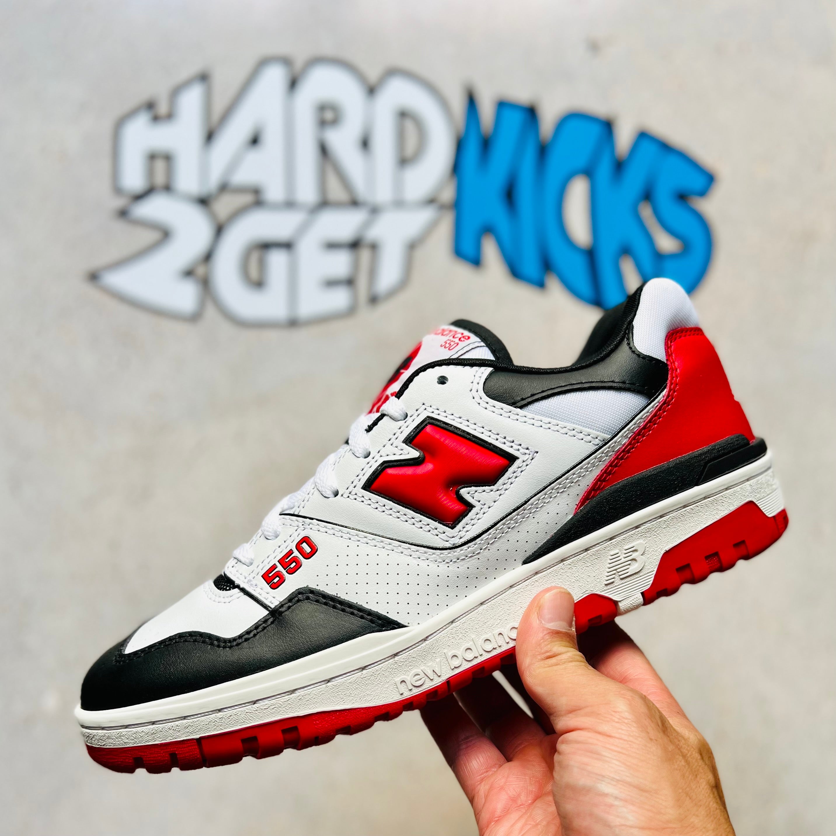 New Balance 550 Shifted Sport Pack - White/Red/Black – Hard2getkicks