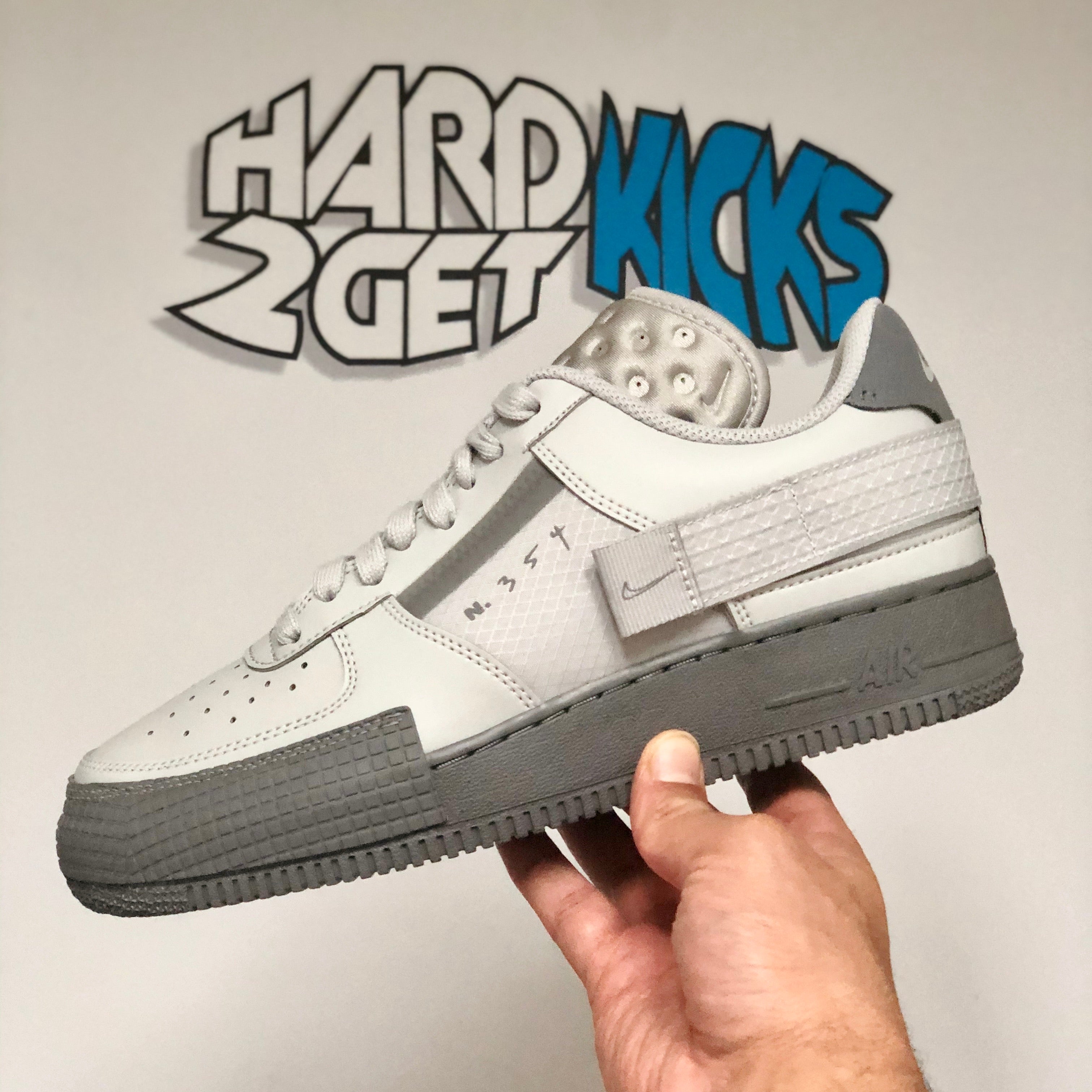 Nike af1 discount type grey fog